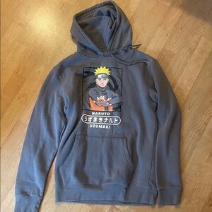 Gray Naruto Uzumaki Hoodie